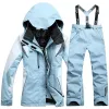 Vestes veste de snowboard de snowboard pour femmes et pantalon de ski