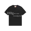Maglietta da uomo Summer Letter Designer Hiphop Street Tees Girocollo Oversize Top traspiranti per adolescenti