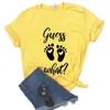 Women's T Shirts Guess What Foot Print Women Tshirt Cotton Hipster Funny T-shirt Gift Lady Yong Girl Top Tee 6 Colors Drop Ship ZY-499