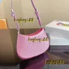 أكياس مسائية حقائب النساء Cleo Net Red Diamond Diamond Diamond Diamond Bag Crossbody Messenger Counter Counter Fashion Satchels Hobo Handbag Designer Fudicury Proses 2024