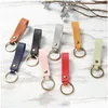 Cartoon Accessories Pu Leather Keychain Casual Strap Lanyard Key Chain Waist Wallet Keychains Car Keyring Keyholder Jewelry Gift Drop Dhjlg