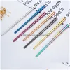 Chopsticks Coreano Quadrado 304 Talheres de Aço Inoxidável Anti-Slip e Anti-Scalding Drop Delivery Home Jardim Cozinha Jantar Dhwyh