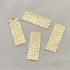 Bijoux Nouveau arrivée 35x12mm 100pcs pendentifs en laiton rectangle charme pour boucles d'oreilles de collier fait à la main