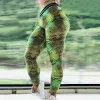 Clothing Workout Fitness Leggins Leopard Printed Outfits Yoga Pants Sexy Leggings Women High Waist Gym Wear Sports Tight Soft New