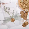 Geschenkpapier, 30 Stück, Wachssiegel-Aufkleber, Umschlag, selbstklebend, bronziertes Gold, Aufkleber, Siegel für Hochzeit, Geburtstag, Party, Einladung