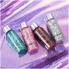 Ombretto Handaiyan Teras Body Glitter Gel Sirena Scaglia Crema Ombretto Viso Occhi Laser Paillettes Festival Stage Makeup Glow Drop Deli Dhaqx