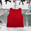 Women's Tanks & Camis designer Sexy Square Collar Camisole Womens Slim Crop Tops Fashion Red Tank Sleeveless Sports Vest RIU5