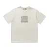T-shirts pour hommes Polos Col rond brodé et imprimé style polaire vêtements d'été avec street pur coton 64f