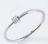 Liebes-Goldarmband-Nagelarmband Designer-Armreifen für Frauen-Herren-Edelstahl-Legierungs-Armband18K überzogenes Gold-Silber-Rosen-Schmuck-DiamantHeiß zu verkaufen