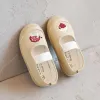 スニーカーTaozibaby Children's Embroidered Vintage Girls 'School Shoes Canvas Shoes Bady Girl Shoes
