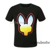 Psychos Bunnys Rabbits Summer Casual T Shirt Mens Womens Skeleton Rabbit 2024 Ny design Multi Style Men Shirt Fashion Designer Tshirt Par Kort ärmstorlek 303