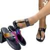 Kapcia Kurt Geiger Flip Flip Flip Kobiety Sandały Sandały Szygowanie Rainbow Fashion Designer Slajdes Płaskie buty Orzeł Diamentowy Klucz Diamond Plus Size 41 Babiq 92