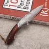 High Quality A2263 Flipper Folding Knife M390/VG10 Damascus Steel Tanto Point Blade Rosewood with Steel Sheet Handle Outdoor Ball Bearing Washer Fast Open Knives