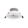 ダウンライト9W 12W LEDダウンライト調光照度純粋なクールな白いくぼみランプスポットライトAC85-265VV184Hドロップ配信ライト照明IND DHHLZ