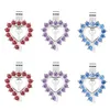 Lockets 10Pcs Bright Sier Heart Shape Pearl Cage Locket Pendants Aromatherapy Essential Oil Diffuser Necklace For Diy Jewelry Drop Del Dhp5Y