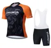 Pro Team Mens ORBEA Team Cycling Jersey Terno camisa de bicicleta Bib Shorts Set Roupas de verão para bicicleta Mountain Bike Outfits Ropa ciclismo9890746