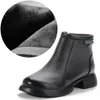 Autumn 877 2024 Boots Women's GKTINOO Shoes Genuine Leather Ankle Women Fashion Winter Non-slip Warm Low Heel Woman 540