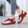 Casual Shoes Summer Oxford Women Sandals Flats Slippers Pu Leather Flip Flops Belt Buckle Female 2024 Rome Fashion Slides