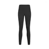 Costumes pour hommes avec logo Align Pantalon Sport Yoga Legging Nude Gym Fitness Collants taille haute Entraînement Courir Nu Sentiment No T Line Leggins