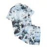 Hommes Chemises Designer T-shirt Ensemble Imprimer Hawaii Chemise décontractée florale et courte chemise en soie ample T-shirts Femmes Hommes Tshirt Sandy Beach Shorts Chemise d'été 380