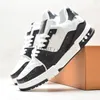 2024 Designer Trainer Treaker Sneaker Buty Casual Buty Calfskina Czarno-różowa skórzana skórzana Abloh Zielona Czerwona Blue Overlay Platforma Low Sneakers Walk