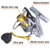 Roubles Shimano Reel Metail Spool Spinning Carpe Fishing Reel 15kg Max Drag 5.2: 1 Ratio de vitesse Baitcasting Freashwater