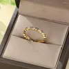 Cluster Ringe Lucky Blue Türkischer Böser Blick Offener Ring Edelstahl Gold Farbe Finger Einstellbar Für Frauen Mädchen Männer Modeschmuck