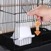 Nests Cage à perroquets en métal de 99,1 cm pour petits oiseaux, noir