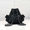 AA Bolsa de designer de luxo vintage palmspring mini mochila de ombro único crossbody portátil bolsa feminina mochila mini carteira pequena mochila de couro real de alta qualidade