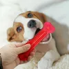 Köpek oyuncakları çiğneme sıcak satış köpek çiğneme oyuncaklar lastik kemik oyuncak agresif çiğneme köpek diş fırçası köpek evcil hayvan aksesuarları için diş bakımı diş bakımı