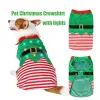 Swates świąteczne zielone elf ubranie zwierzakowe wygodne ciepłe kamizelki psów pensa ubrania pupy kamizel