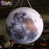 wholesale 6mD (20ft) with blower arrival HD inflatable hung moon balls toys sports inflation planets balloons for party event show decoration