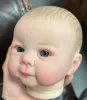 Bebekler 19inches zaten boyalı yeniden doğmuş bebek kitleri juliette ile birçok detaylı damarlar, kumaş gövdesi ve gözleri ile monte edilmemiş bebek parçaları