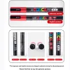 Marker Uni Posca Paint Marker Pens Set PC1M PC3M PC5M 7/8/15 Farbe Weiß Acryl-Graffiti-Farbstift rotulador permanente Art Supplie