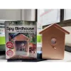 Nests Outdoor Birdhouse with Suction Cups for Easy Mounting on Window and Door