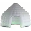 wholesale Tente gonflable de dôme d'abri menée par Oxford adaptée aux besoins du client avec le ventilateur d'air pop up yourte de ballon de maison d'igloo pour l'événement / partie libre