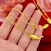 Anhänger Koreanische Mode 14K Gold Schmuck Kleine Fische Delphin Halskette Choker Für frauen Hochzeit Engegement Schlüsselbein Anhänger Geschenk