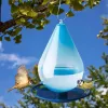 Karmienie na zewnątrz dzikie karmnik ptaków kolibra wisząca wisząca woda urządzenie karmiące ptak Fontanna kontener fontanny podwórko ogrodowe akcesoria