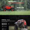 Bilar wltoys 2428 1:24 mini RC bil 2.4G med LED -lampor 4WD Offroad fordonsmodell Remote Control Mechanical Truck Toy for Children