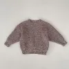 Ensembles d'automne d'hiver enfants en tricot de vêtements en tricot