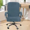 Office Computer Desk -stol täcker fåtöljskydd Black Blue White Housse DE Chaise House CHASE INCLURE