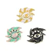 New Creative Wind and Fire Wheel Shaped Cartoon Emblem Small Jewelry Clothing Backpack Personalized Decoration Breast Flower Versatile Pins