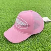 Cappelli a tesa ultima colore Trucker Ship stampato palla protezione solare cappelli unisex con 240229