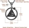 Colares Pingente Hzman All-Seeing Eye Colar para Homens Aço Inoxidável Gótico da Providência Maçônica Freemason Cobra Jóias Presente