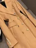 B81 femmes trench manteaux concepteur de luxe coupe-vent corps femme décontracté longues tranchées manteau