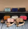 Crossbody Bag Marc Snapshot المحافظ مصممة الفتيات حقيبة اليد الأولاد حقيبة كاميرا فاخرة جلدية يدوية الأزياء مصغرة أكياس الكتف