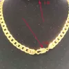 Hip Hop Rapper 8mm 24 polegadas 14K Estampado Sólido Fino Ouro GF Corrente Cubana Moda Colar2733