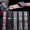 G For Apple Watch Band Designer apple watch series 8 9 4 5 6 7 ultra bands 49mm 38mm 42mm 44mm 45mm Watchstrap PU Leather Bee Snake Flower Bracelet ap Watch Smart Straps