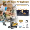 Voitures 2.4G RC pelle enfants télécommande modèle voiture ingénierie camion à benne basculante Bulldozer haute technologie télécommande voiture enfants jouets