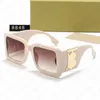 Lunettes de soleil pour hommes de créateurs Big Letters Sunglass pour femmes Summer Sun Glass Goggle Classic Lady Adumbral Beach Shades Lunettes